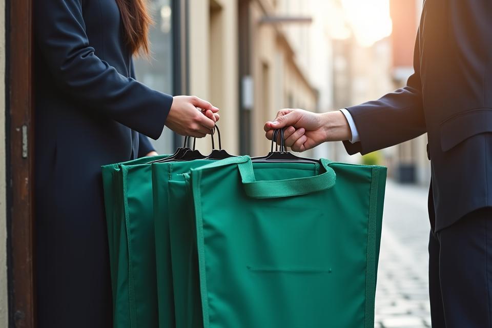 Service de collecte et livraison pressing Paris